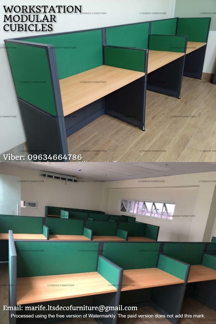 WORKSTATION MODULAR CUBICLES OFFICE PARTITION FURNITURES (Category: Office Furniture & Fixtures) located in Quezon City. Submitted by lailace (Listing ID 1467610536, Image 2). Description: 👉Are you looking for WORKSTATION, MODULAR CUBICLES OFFICE PARTITION, and OFFICE FURNITURE SUPPLIER? LTSDECO Furniture, is direct supplier, manufacturer, and trusted provider of high quality, affordable and durable modular office divider partition, home and off