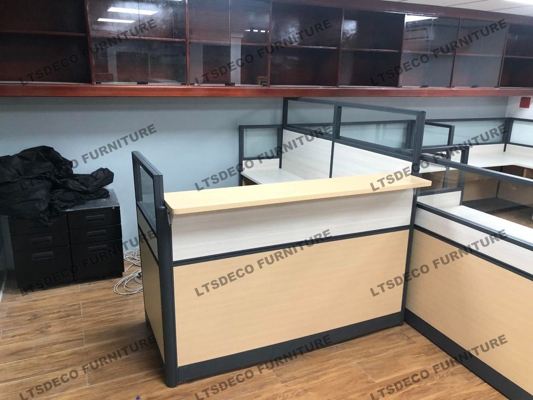 workstation table modular office partitions customized (Category: Office Furniture & Fixtures) located in Caloocan City. Submitted by cheska.ltsdeco (Listing ID 1467685488, Image 2). Description: 👉Are you looking for WORKSTATION, MODULAR CUBICLES OFFICE PARTITION, and OFFICE FURNITURE SUPPLIER? LTSDECO Furniture, is direct supplier, manufacturer, and trusted provider of high quality, affordable and durable modular office divider partition, home 
