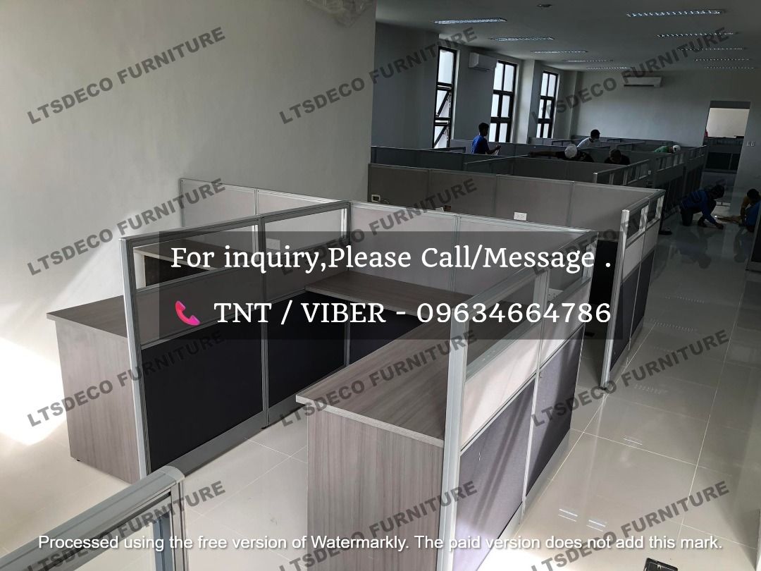 WORKSTATION TABLES MODULAR FG OFFICE PARTITION FURNITURES (Category: Office Furniture & Fixtures) located in Quezon City. Submitted by ltsdecofurniture (Listing ID 1467690994, Image 1). Description: 👉Are you looking for WORKSTATION, MODULAR CUBICLES OFFICE PARTITION, and OFFICE FURNITURE SUPPLIER? LTSDECO Furniture, is direct supplier, manufacturer, and trusted provider of high quality, affordable and durable modular office divider partition, ho