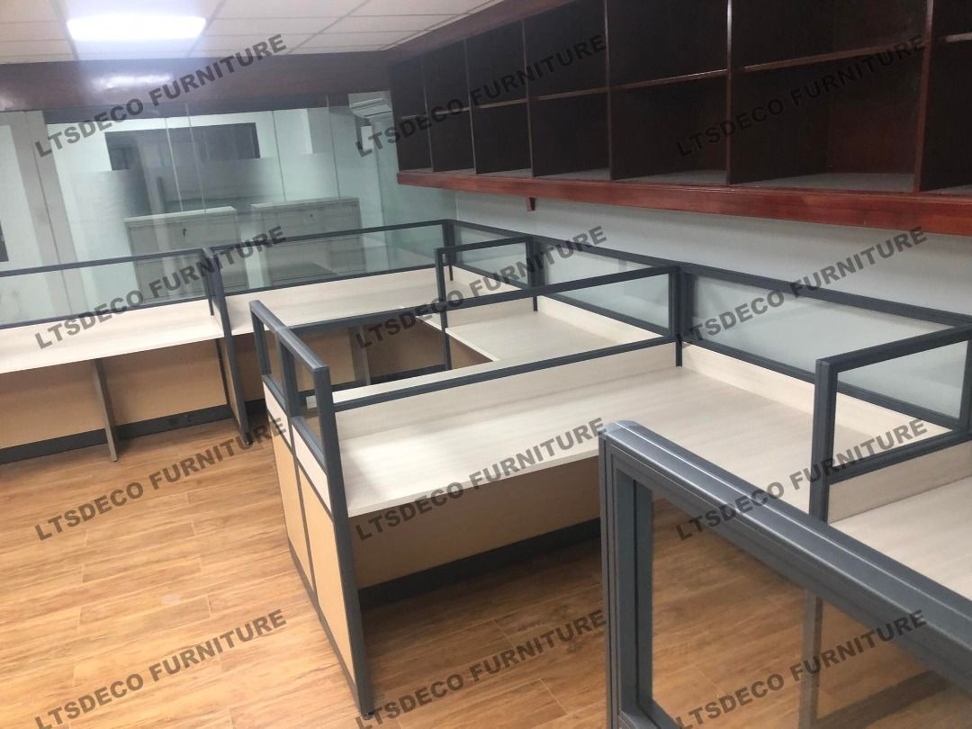workstation tables modular office partition furnitures (Category: Office Furniture & Fixtures) located in Quezon City. Submitted by ltsdecofurniture (Listing ID 1467606695, Image 2). Description: 👉Are you looking for WORKSTATION, MODULAR CUBICLES OFFICE PARTITION, and OFFICE FURNITURE SUPPLIER? LTSDECO Furniture, is direct supplier, manufacturer, and trusted provider of high quality, affordable and durable modular office divider partition, home 