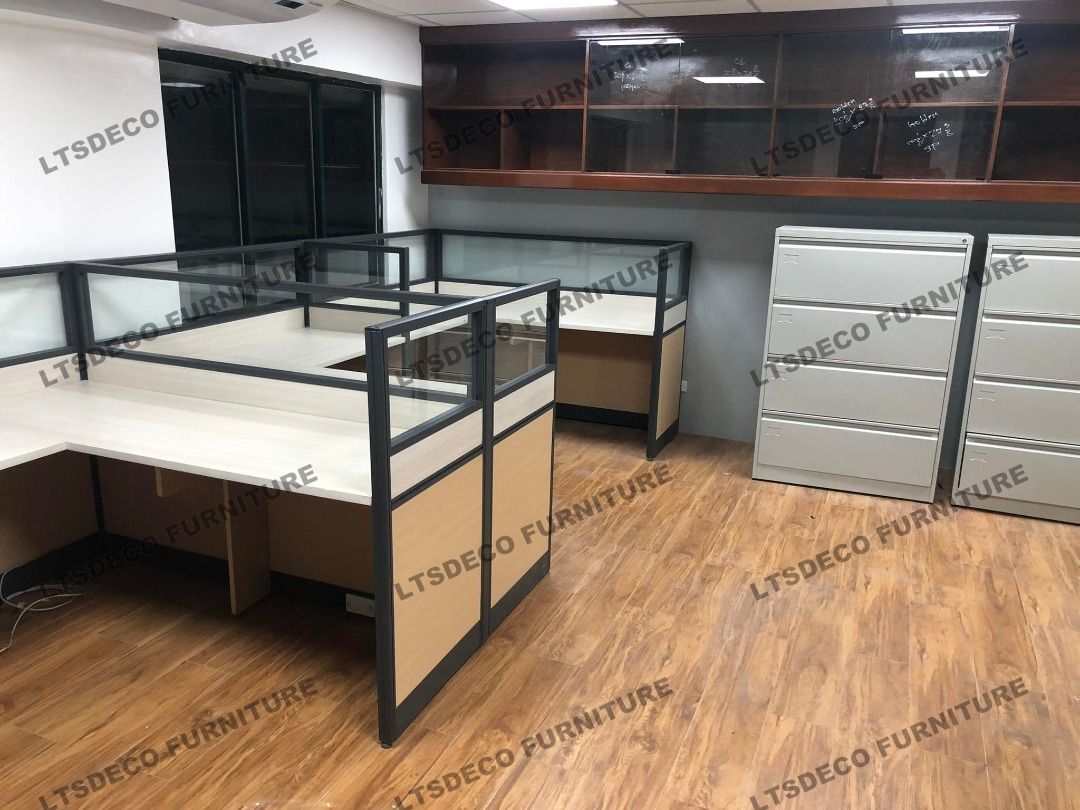 workstation tables modular office partition customized (Category: Office Furniture & Fixtures) located in Caloocan City. Submitted by cheska.ltsdeco (Listing ID 1467617092, Image 1). Description: 👉Are you looking for WORKSTATION, MODULAR CUBICLES OFFICE PARTITION, and OFFICE FURNITURE SUPPLIER? LTSDECO Furniture, is direct supplier, manufacturer, and trusted provider of high quality, affordable and durable modular office divider partition, home 