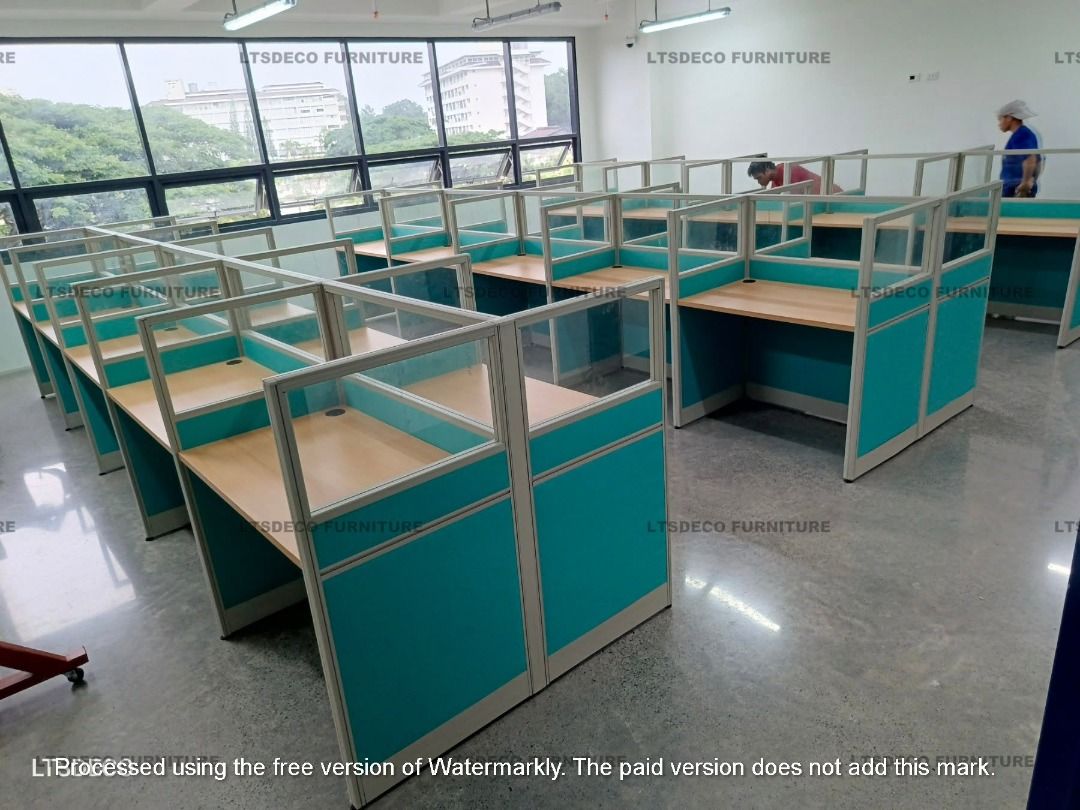 WORKSTATION TABLES MODULAR OFFICE PARTITION WITH GLASS (Category: Office Furniture & Fixtures) located in Caloocan City. Submitted by cheska.ltsdeco (Listing ID 1467619621, Image 2). Description: 👉Are you looking for WORKSTATION, MODULAR CUBICLES OFFICE PARTITION, and OFFICE FURNITURE SUPPLIER? LTSDECO Furniture, is direct supplier, manufacturer, and trusted provider of high quality, affordable and durable modular office divider partition, home 