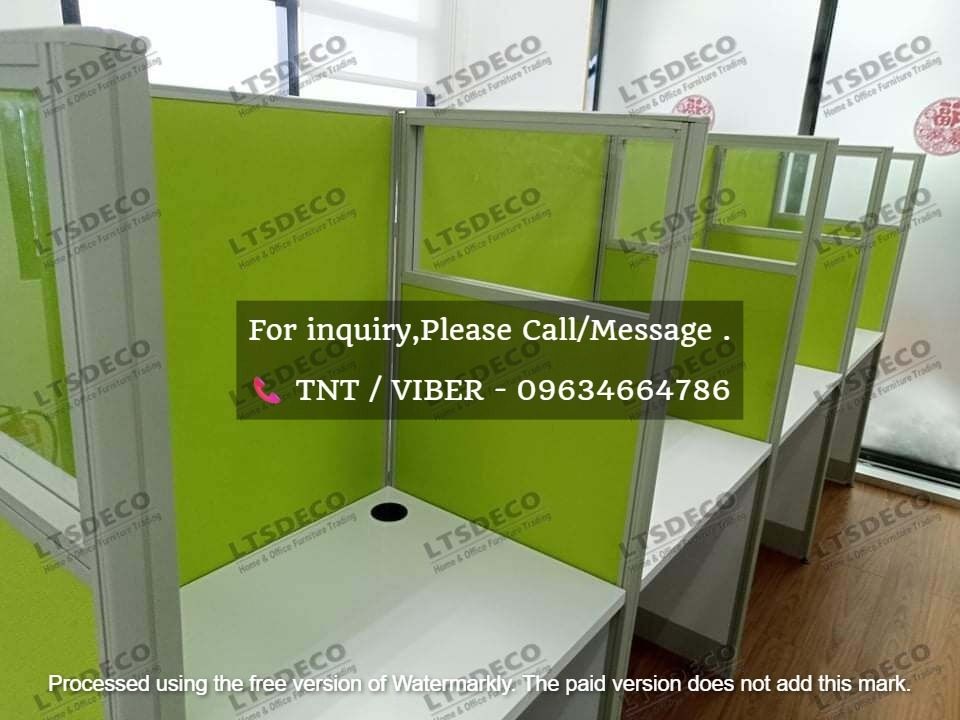 workstation tables modular office partition customized (Category: Office Furniture & Fixtures) located in Quezon City. Submitted by ltsdecofurniture (Listing ID 1467682613, Image 3). Description: 👉Are you looking for WORKSTATION, MODULAR CUBICLES OFFICE PARTITION, and OFFICE FURNITURE SUPPLIER? LTSDECO Furniture, is direct supplier, manufacturer, and trusted provider of high quality, affordable and durable modular office divider partition, home 