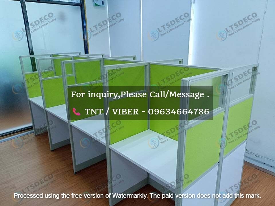 workstation tables modular office partition customized (Category: Office Furniture & Fixtures) located in Quezon City. Submitted by ltsdecofurniture (Listing ID 1467682613, Image 2). Description: 👉Are you looking for WORKSTATION, MODULAR CUBICLES OFFICE PARTITION, and OFFICE FURNITURE SUPPLIER? LTSDECO Furniture, is direct supplier, manufacturer, and trusted provider of high quality, affordable and durable modular office divider partition, home 