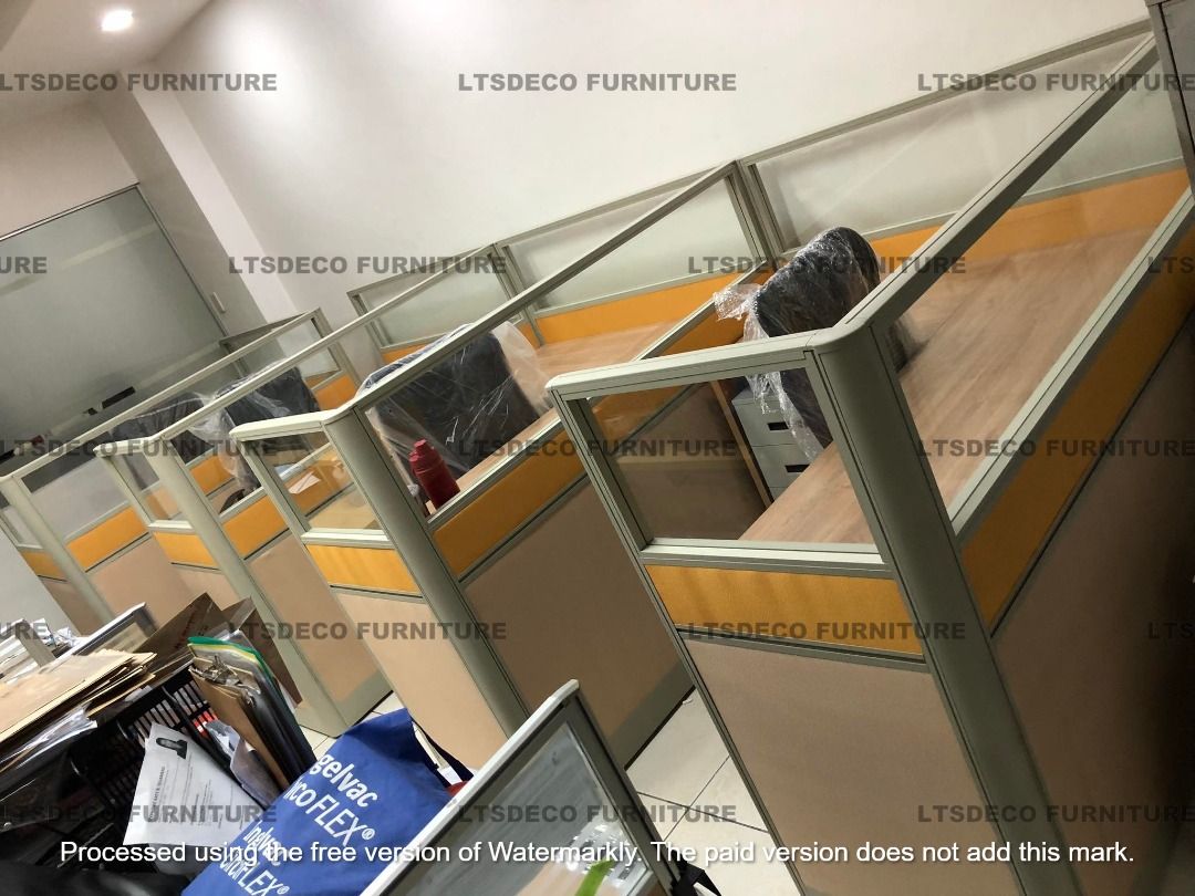 WORKSTATION TABLES MODULAR OFFICE PARTITION FABRIC WITH GLASS (Category: Office Furniture & Fixtures) located in Caloocan City. Submitted by cheska.ltsdeco (Listing ID 1467691980, Image 2). Description: 👉Are you looking for WORKSTATION, MODULAR CUBICLES OFFICE PARTITION, and OFFICE FURNITURE SUPPLIER? LTSDECO Furniture, is direct supplier, manufacturer, and trusted provider of high quality, affordable and durable modular office divider partition