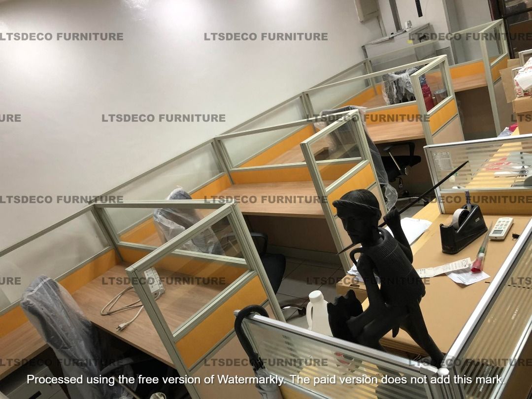 WORKSTATION TABLES MODULAR OFFICE PARTITION FABRIC WITH GLASS (Category: Office Furniture & Fixtures) located in Caloocan City. Submitted by cheska.ltsdeco (Listing ID 1467691980, Image 1). Description: 👉Are you looking for WORKSTATION, MODULAR CUBICLES OFFICE PARTITION, and OFFICE FURNITURE SUPPLIER? LTSDECO Furniture, is direct supplier, manufacturer, and trusted provider of high quality, affordable and durable modular office divider partition