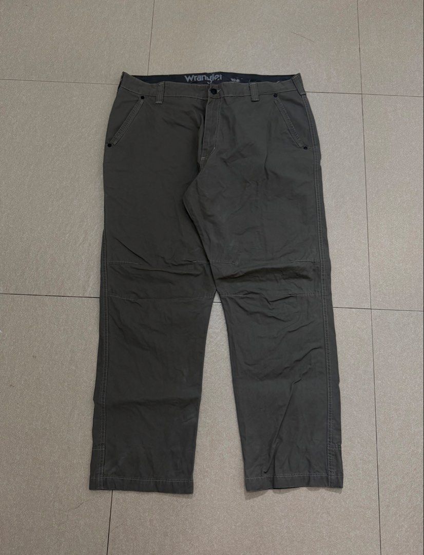 WRANGLER OUTDOOR PANTS (Category: Trousers) located in Manila. Submitted by triptothrift7 (Listing ID 1467761902, Image 2). Description: pm me for fast transaction! WRANGLER OUTDOOR PANTS for only 1000 free shipping size 40 on tag waistline 40 - 42 length 42 hem 9 no issue excellent condition color rate 9/10 authentic legit mode of payment gcash or bank transfer location Biñan laguna.