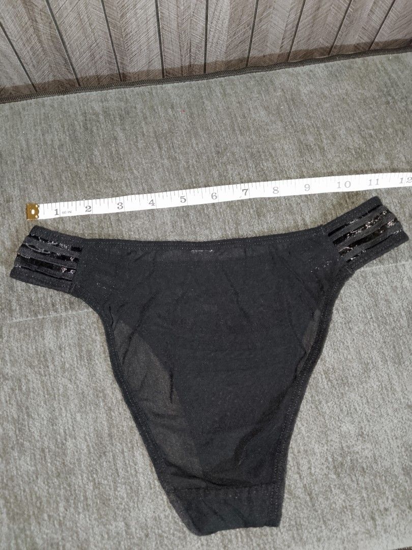 XS BLACK SEE THRU MESH PANTY (Category: Undergarments & Loungewear) located in Manila. Submitted by truecrystal-1407 (Listing ID 1467702373, Image 3). Description: .
