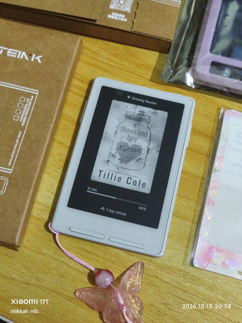 XTEINK X3 (Category: E-Readers) located in Balanga. Submitted by eloisenotbridgerton (Listing ID 1467740641, Image 2). Description: XTEINK X3 (CHINESE VERSION) CROSSINK FLASHED ALREADY Price: ₱3,800 :) Location: BALANGA CITY, BATAAN Ads Supported: NO Condition: CAN STILL PASS AS BRANDNEW, I INSTALLED THE SCREEN PROTECTOR RIGHT AFTER UNBOXING. I JUST GOT IT TODAY, OPENED TO CHECK AND FLASHED FIRMWARE (10-13). Refurbished: NO RFS: RESELLING INCLUSI