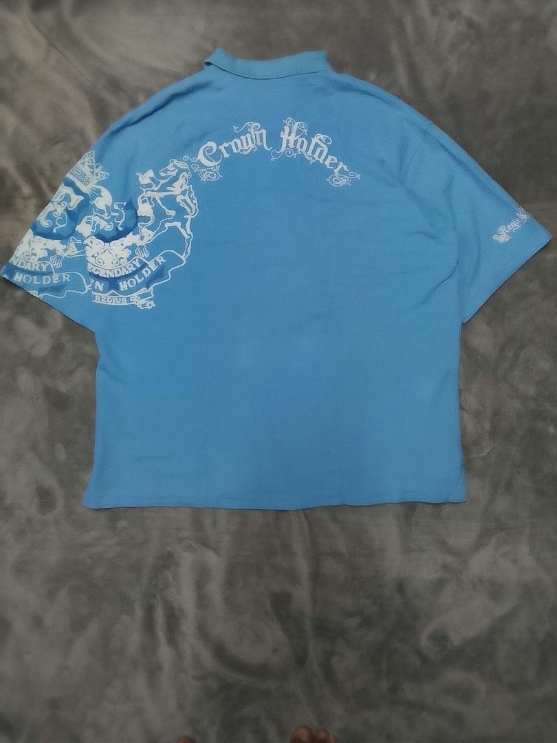 Y2K Crown Holder Poloshirt (Category: Activewear) located in Manila. Submitted by kayzthawan (Listing ID 1467676726, Image 3). Description: ₱850.00 💎 Y2K Crown Holder Poloshirt Size: XXLarge Dimes : 25 x 29 Condition: Excellent Condition; 9.7 Issue : None.