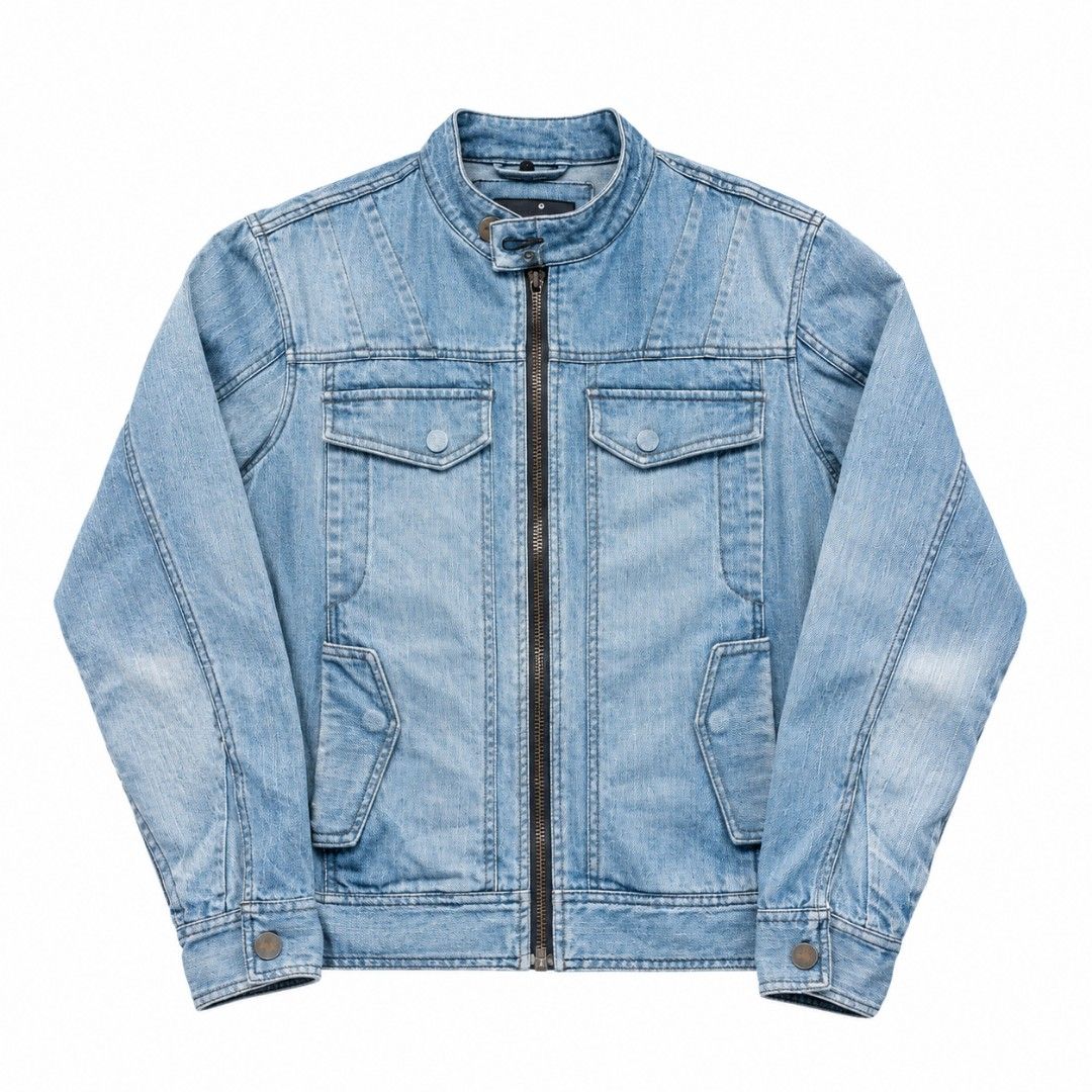 Y2K G-Star Raw Denim Biker Denim Jacket (Category: Coats, Jackets and Outerwear) located in Manila. Submitted by swaggygraments (Listing ID 1467751690, Image 1). Description: PM FOR MORE INFOO.