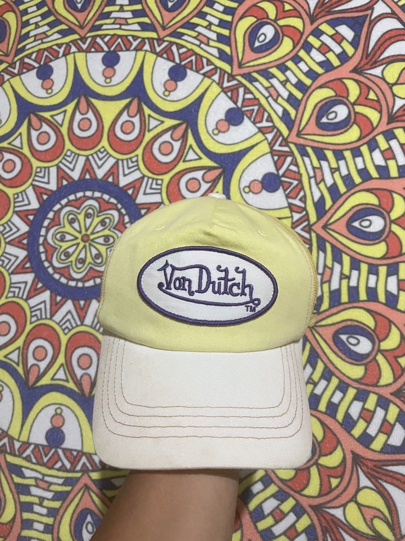 y2k von dutch tracket cap (Category: Caps & Hats) located in Iligan City. Submitted by yolkfinds (Listing ID 1467696479, Image 1). Description: y2k von dutch cap trucker cap color rate 9/10.