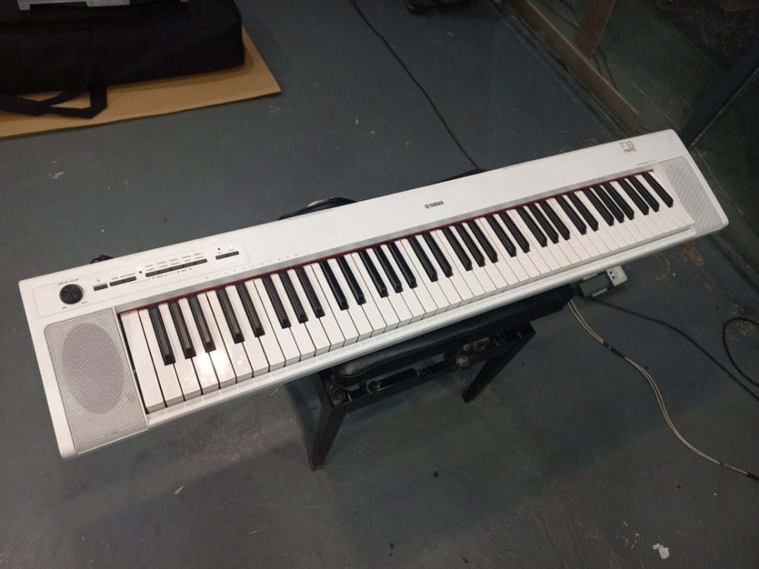 Yamaha Piaggero NP32 76-Key Touch Response Portable Piano (Category: Musical Instruments) located in Manila. Submitted by arisdavid24 (Listing ID 1467719573, Image 3). Description: Almost New In good working condition Direct 220 Volts Power Adaptor Imported from Japan We can deliver within metro manila for COD, ( delivery fee buyer's expense ) We can ship nationwide ( shipping fee buyer's expense ) Call or txt for faster transaction 099******.