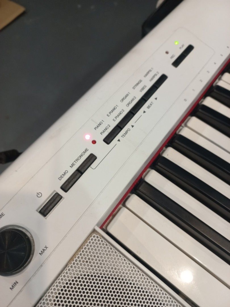 Yamaha Piaggero NP32 76-Key Touch Response Portable Piano (Category: Musical Instruments) located in Manila. Submitted by arisdavid24 (Listing ID 1467719573, Image 2). Description: Almost New In good working condition Direct 220 Volts Power Adaptor Imported from Japan We can deliver within metro manila for COD, ( delivery fee buyer's expense ) We can ship nationwide ( shipping fee buyer's expense ) Call or txt for faster transaction 099******.