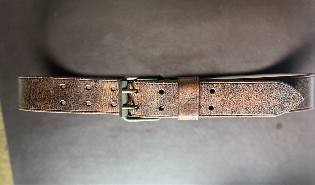 Zara Belt (Category: Belts) located in Quezon City. Submitted by inthefrow (Listing ID 1467675512, Image 1). Description: - For that “cowboy” look - 1.7” width with hefty hard leather - can fit waist 27-29” - unisex • Best price already .
