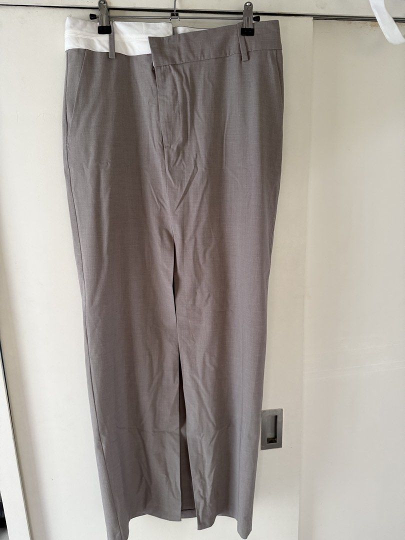 ZARA Grey Asymmetrical Skirt (Category: Skirts) located in Quezon City. Submitted by closetreset.qc (Listing ID 1467692912, Image 1). Description: • No when worn • No flaws • Small on tag but can fit up to 32” waist, length is 40” • + Sf.