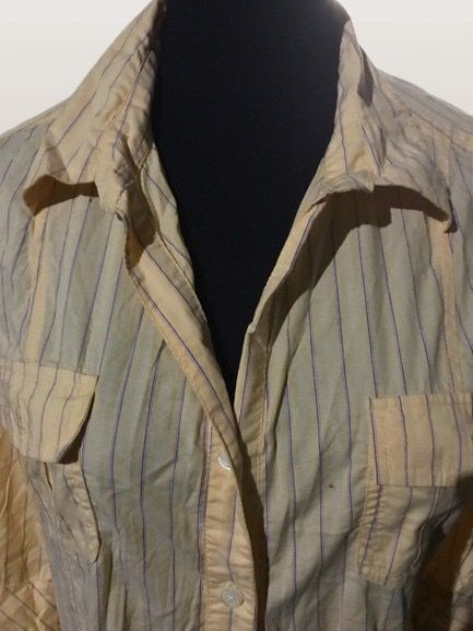 Zara Mango YELLOW LONG SLEEVES BUTTON SHIRT TOP (Category: Longsleeves) located in Marikina City. Submitted by minimalistmanila (Listing ID 1467765937, Image 2). Description: Zara yellow long sleeves striped top. Fits S/M. Barely used. Order now! .
