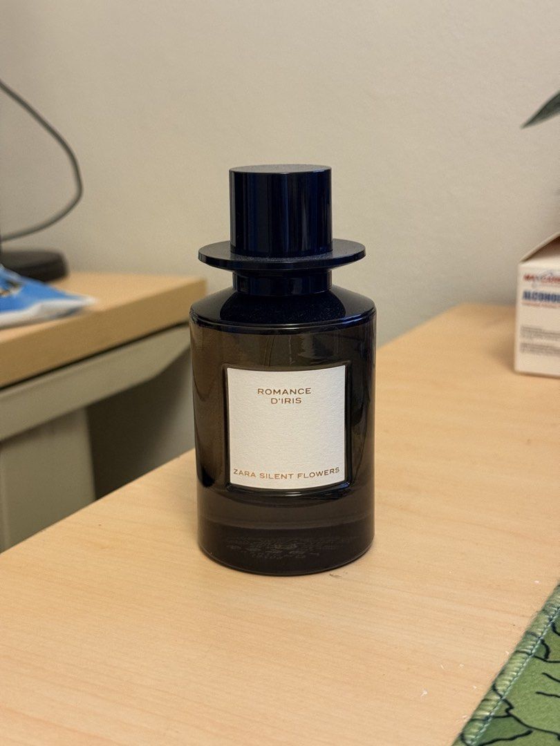 Zara Silent Flowers Romance D'Iris Perfume (Category: Fragrance & Deodorants) located in Marikina City. Submitted by mgm.preloved (Listing ID 1467704908, Image 1). Description: - Brand: Zara (Silent Flowers Collection) - Fragrance: Romance D'Iris - Condition: 99% juice left, well-maintained dark glass bottle with white label - Reason for selling: Vanity decluttering - 100% authentic and smells amazing - Perfect for daily wear or gifting.