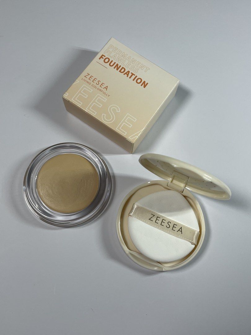 Zeesea Permanent Flawless Foundation L02 (Category: Makeup) located in Caloocan City. Submitted by swiftcloud506 (Listing ID 1467753490, Image 1). Description: — shade: L02 — swatched only — rfs: decluttering pls DM me for more info!.