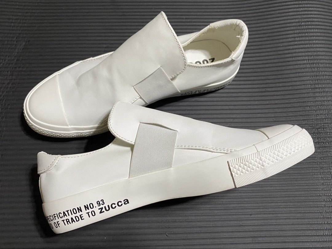 ZUCCA Belted Sneaker Slip-on (Category: Casual Shoes) located in San Jose. Submitted by shady.archives (Listing ID 1467752765, Image 2). Description: ZUCCA Belted Sneaker Slip-on For Men Foot length: 26.0 cm US Men’s: 8 US EU Men’s: 41 EU BNDS CONDI Issue lang: Flaking/peeling on the inner heel lining due to material age, but exterior and overall shape remain in good condition 👌 Price: ₱1,800 free shipping PM 📩.