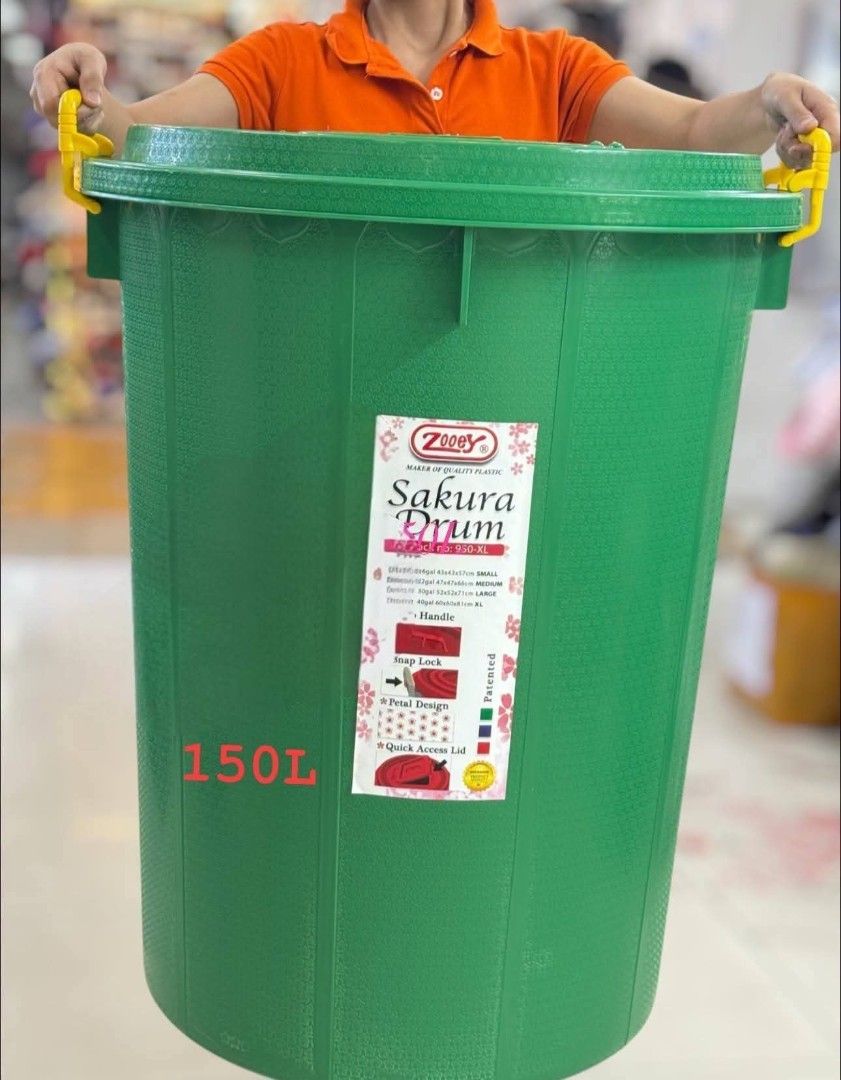 150L Zooey Sakura Water Drum (Category: Home Improvement Tools & Accessories) located in Manila. Submitted by onlineshoppersph (Listing ID 1468021471, Image 2). Description: Sakura drum 150L 60x60x81cm ₱650 Pick Up: 999 mall phase 2 Pwede CASH ON DELIVER via LALAMOVE (shoulder nyo FEE lalamove) Resellers are welcome PM for inquiries #fypシ #fypchallenge #fypviralシ #highlight #highlightseveryone #gamitsakusina #GAMITSABAHAY #DivisoriaItems.