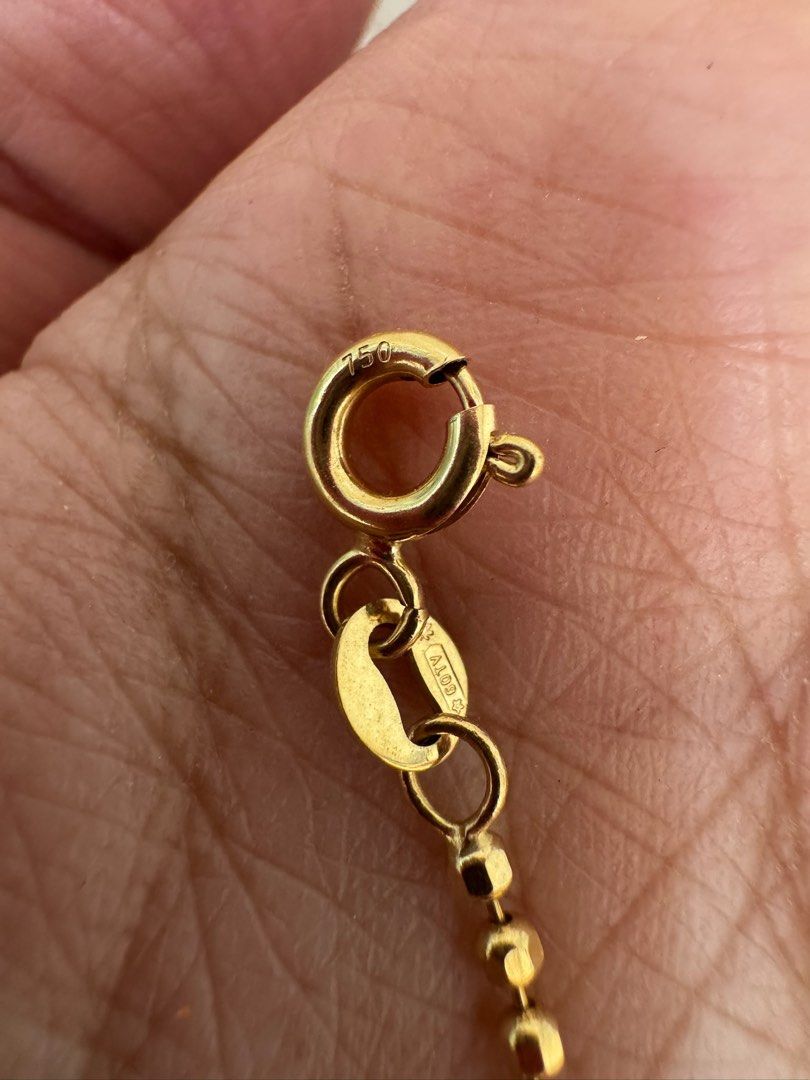 18k Bead Bracelet | Italy Gold (Category: Bracelets) located in Bacolod City. Submitted by globalbudolfinds.ph (Listing ID 1467878633, Image 2). Description: 💯pawnable! .