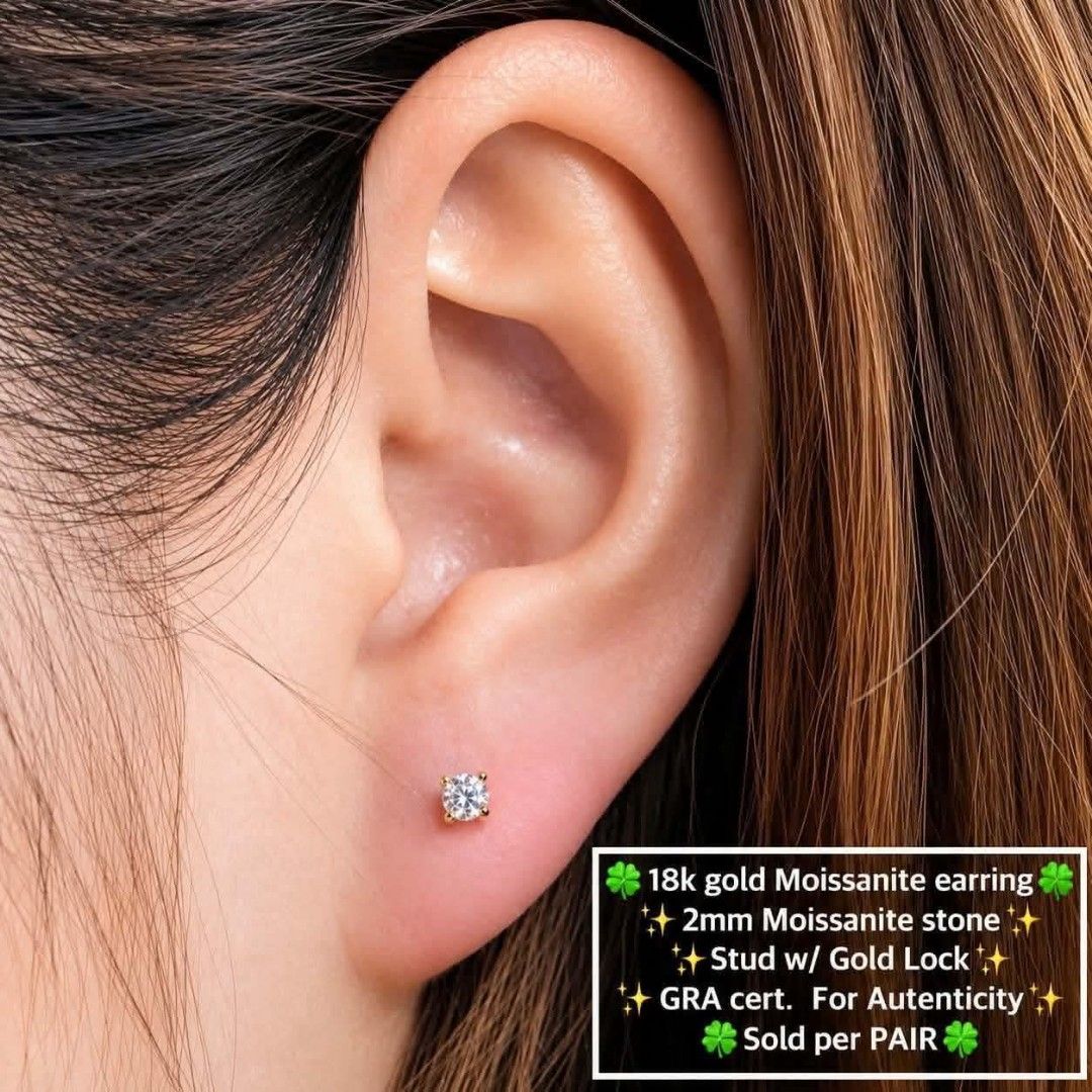 18K Saudi Gold 2mm Russian Earrings (Category: Earrings) located in Caloocan City. Submitted by cheskhaionlinestore2.0 (Listing ID 1467863221, Image 3). Description: 18K Pure Saudi Gold Russian Earrings ₱2400 only 📌 🍒 Pawnable/ Nasasangla💯 🍒 Brandnew 💯 🍒 Ship via JNT/ LBC 🍒 Lalamove for same day delivery 🍒 We accept COD COP with downpayment to avoid cancellation of orders ⚡ How to Order? Please feel free to message us directly 🙏🏻 Cheskh