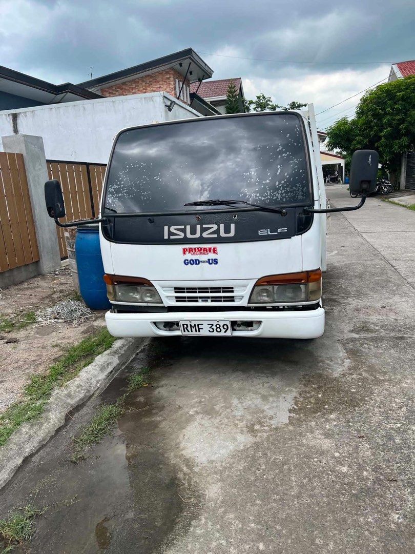 1995 Isuzu DROP SIDE TRUCK 10FT (Category: Heavy Vehicles) located in Angeles City. Submitted by nutella_crepe_2026 (Listing ID 1467903310, Image 1). Description: For sale: ISUZU DROP SIDE TRUCK 10FT 1995 -newly built stainless body -new battery -aftermarket aircon (working) -makapal gulong -plastic covered seats -speedometer (not working) -gas gauge (working) -aftermarket temperature -bring your trusted mechanic -automatic window .
