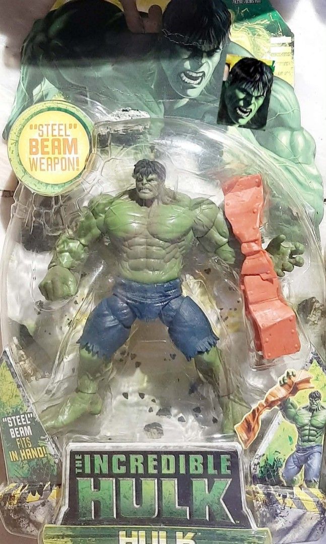2008 Hasbro Power Glow Hulk Action Figures (Category: Action & Battle Toys) located in Liloan. Submitted by angelyneroberts_171329 (Listing ID 1467947048, Image 3). Description: FOR SALE 2008 Hasbro Power Glow Hulk Action Figures DESCRIPTION : - 1:12 scale (6 in.) - From Incredible Hulk 2008 Movie. - Standard Hulks and Abominations stand between 6.5 to 7 inches tall to represent their massive comic and movie sizes. - Human Characters (like the so