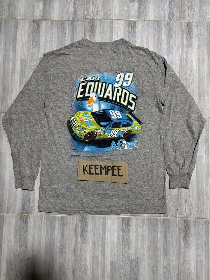 2008 Nascar Long Sleeve Tee (Category: Tshirts & Polo Shirts ) located in Dasol. Submitted by keempitoc (Listing ID 1468057894, Image 1). Description: 2008 Nascar Long Sleeve Tee Excellent condition Single stitch neckline Medium on tag Dimes 19.5x28 No issue ₱450 + sf Pangasinan.