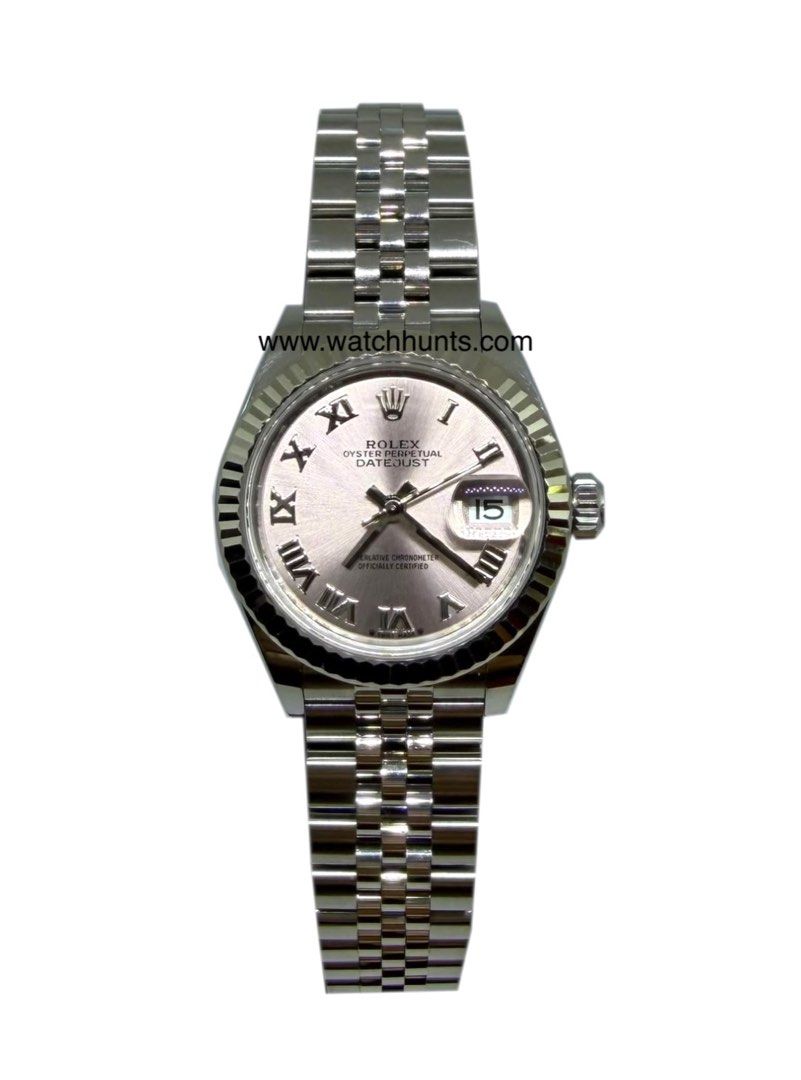 2022 Rolex Datejust 28 Pink 279174, Luxury, Watches on Carousell