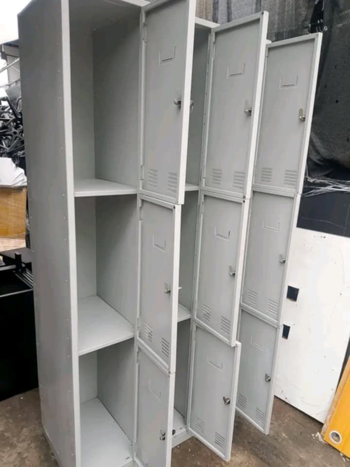 2nd hand 6 doors and 9 doors Locker Cabinet (Category: Office Furniture & Fixtures) located in Muntinlupa City. Submitted by freestone_d54257 (Listing ID 1467855148, Image 2). Description: 2nd hand pullout Available color White and gray Quezon City loc no free sf/no free del/non cod Sure buyer only Pass s pbago bago ang isip Need dp.