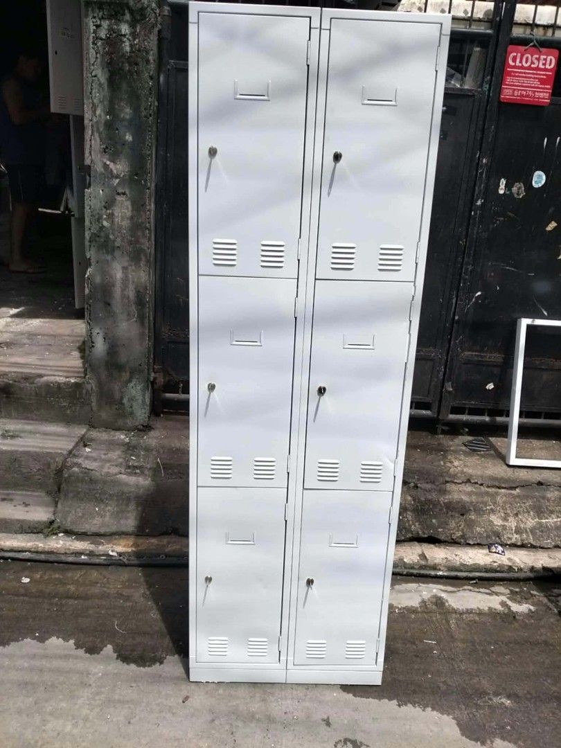 2nd hand 6 doors and 9 doors Locker Cabinet (Category: Office Furniture & Fixtures) located in Muntinlupa City. Submitted by freestone_d54257 (Listing ID 1467855148, Image 1). Description: 2nd hand pullout Available color White and gray Quezon City loc no free sf/no free del/non cod Sure buyer only Pass s pbago bago ang isip Need dp.