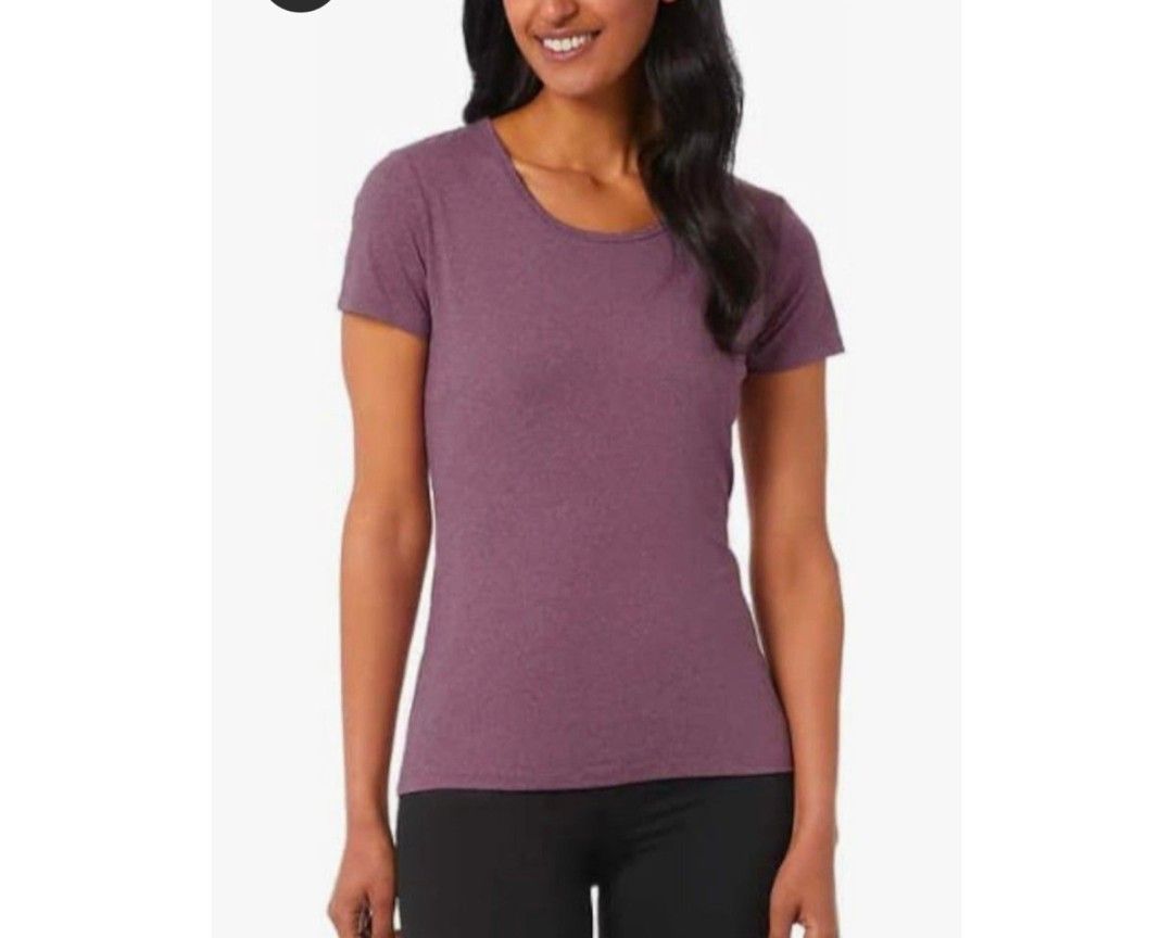32° Degrees COOL Lavender T-Shirt (Size M) #104 (Category: Activewear) located in Santa Cruz. Submitted by gie_thrift_shop (Listing ID 1467954151, Image 2). Description: 💜 32° Degrees COOL Lavender T-Shirt (Size M) Comfy and lightweight tee from 32 Degrees COOL, perfect for casual days or layering! ✨ Soft, breathable fabric ✨ Lovely lavender-purple color ✨ Size: Medium Tape measure (inches) Laid Flat Chest : 18 inches Length : 25.5 inches Sleeve