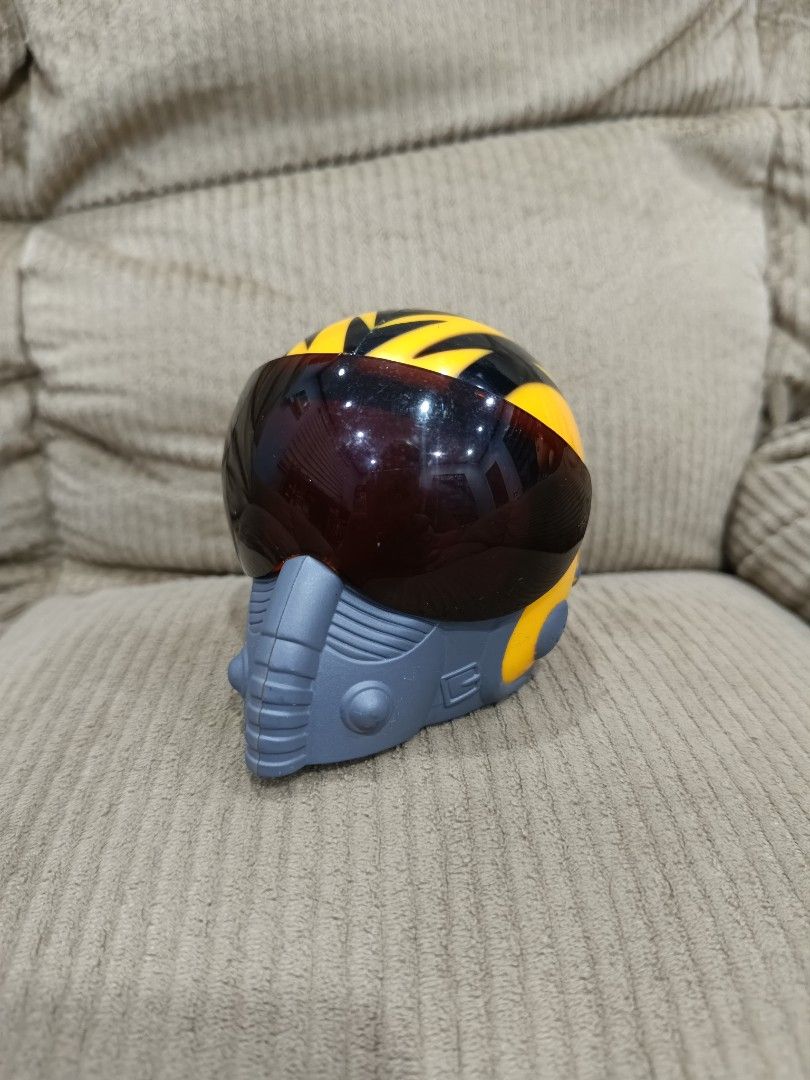 4D Master Fighter Pilot Tiger Meet Helmet (Category: Action & Battle Toys) located in Manila. Submitted by calvin3teri (Listing ID 1467884790, Image 1). Description: 300 helmet only Grab/Lalamove only ( buyer will book and shoulder fee ) MOP: Gcash .