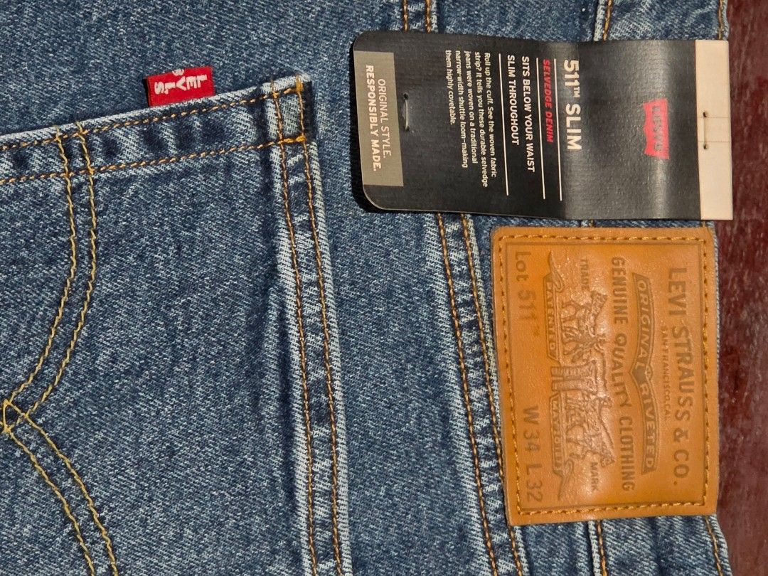 511 Premium Selvedge Big E/ 100% Authentic (Category: Jeans) located in Caloocan City. Submitted by nomer0511 (Listing ID 1467963178, Image 1). Description: 🔥 LEVI’S FRESH DROP IS NOW ON HAND! 🔥 (AVAILABLE TODAY – NO MORE WAITING!) ​💥 100% Authentic | Pure Quality | Unahan at Paunahan Lang 💥 ​🔻 THE LINE-UP (ON HAND & READY TO SHIP / PICK-UP): 🔻 ​👖 LEVI’S 511 SLIM SELVEDGE (BNWT / Brand New With Tags) Ang Holy Grail ng modern slim fit. Zipp