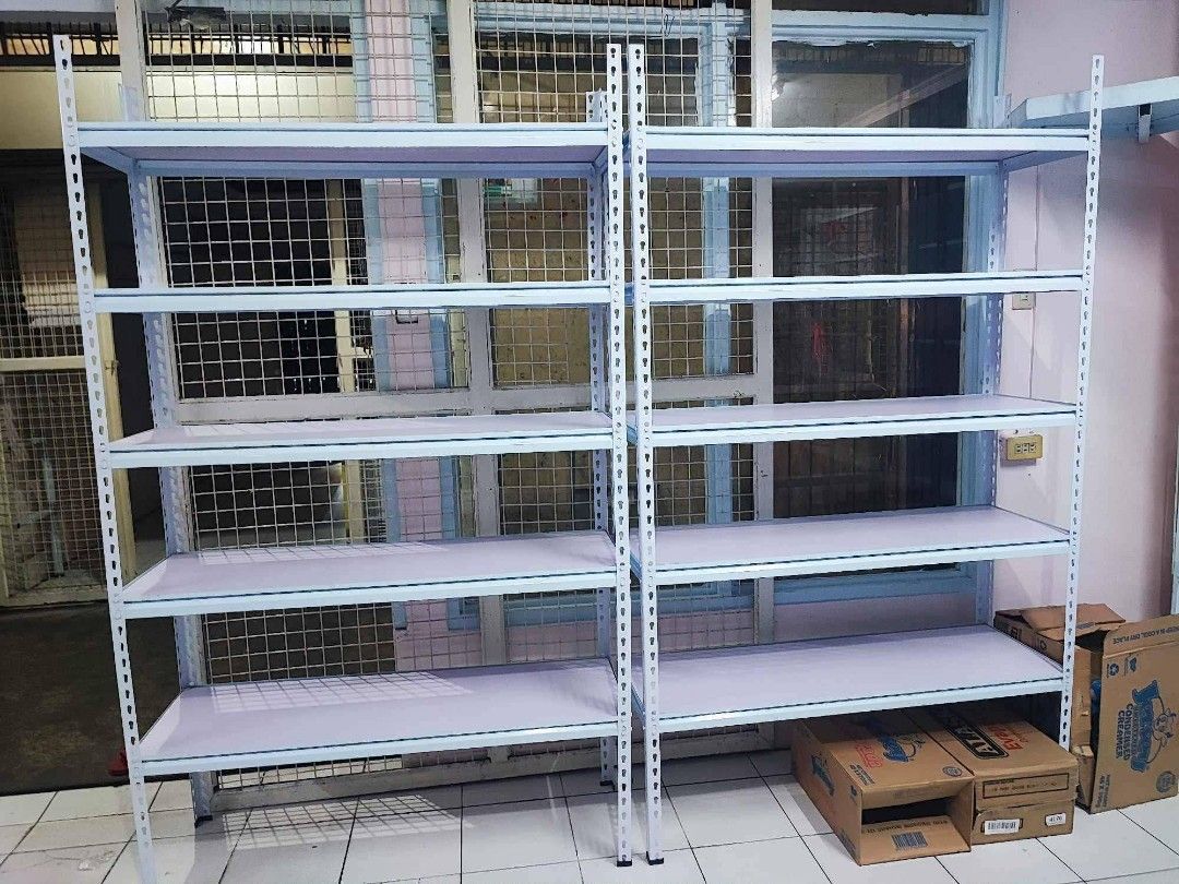 5 Layer Heavy Duty Adjustable Boltless Rack Grocery Kitchen Storage Rack (Category: Shelves, Cabinets & Racks) located in Manila. Submitted by onlineshoppersph (Listing ID 1468020920, Image 2). Description: 5 Layer Heavy Duty Adjustable Boltless Rack Grocery Kitchen Storage Rack Sizes & Price (L*W*H) 90/40/180cm ₱1600 120/40/200cm ₱1799 150/40/200cm ₱2299 COLORS: BLACK & WHITE DISCOUNT FOR BULK & WS ORDERS Pick Up: 999 mall phase 2 Pwede CASH ON 
