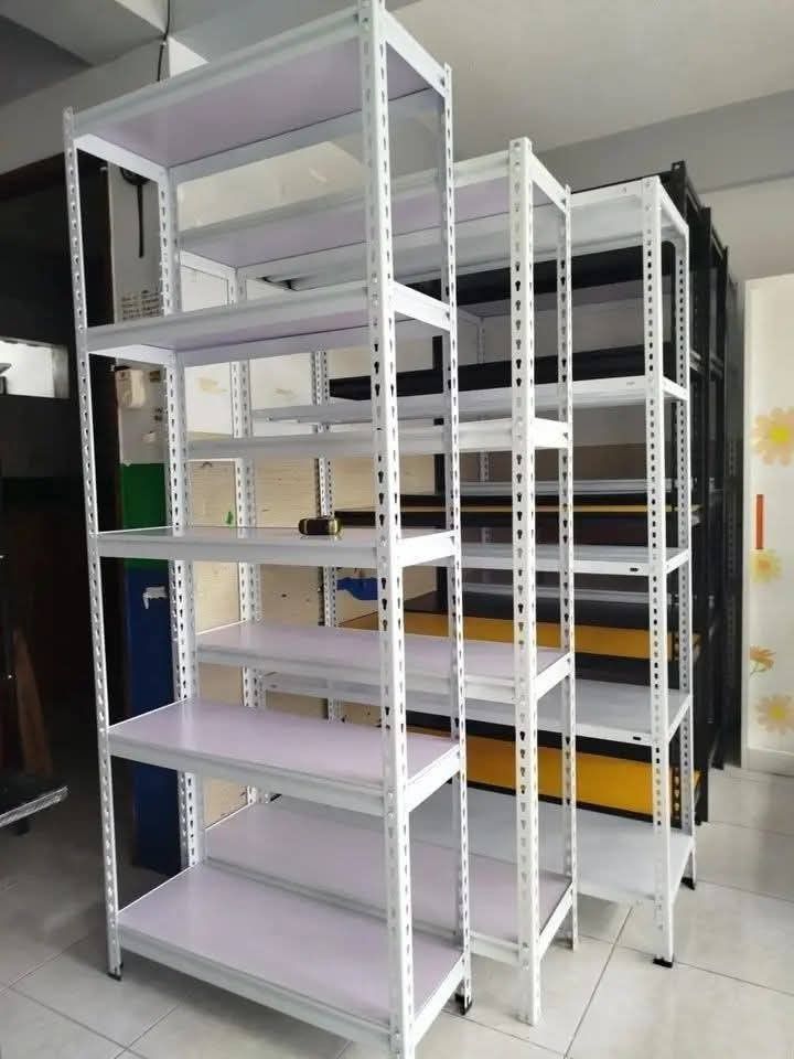 5 Layer Heavy Duty Adjustable Boltless Rack Grocery Kitchen Storage Rack (Category: Shelves, Cabinets & Racks) located in Manila. Submitted by onlineshoppersph (Listing ID 1468020920, Image 1). Description: 5 Layer Heavy Duty Adjustable Boltless Rack Grocery Kitchen Storage Rack Sizes & Price (L*W*H) 90/40/180cm ₱1600 120/40/200cm ₱1799 150/40/200cm ₱2299 COLORS: BLACK & WHITE DISCOUNT FOR BULK & WS ORDERS Pick Up: 999 mall phase 2 Pwede CASH ON 