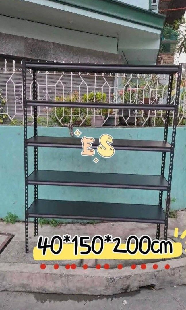 5 Layer Heavy Duty Adjustable Boltless Rack Grocery Kitchen Storage Rack (Category: Shelves, Cabinets & Racks) located in Manila. Submitted by onlineshoppersph (Listing ID 1468020920, Image 3). Description: 5 Layer Heavy Duty Adjustable Boltless Rack Grocery Kitchen Storage Rack Sizes & Price (L*W*H) 90/40/180cm ₱1600 120/40/200cm ₱1799 150/40/200cm ₱2299 COLORS: BLACK & WHITE DISCOUNT FOR BULK & WS ORDERS Pick Up: 999 mall phase 2 Pwede CASH ON 