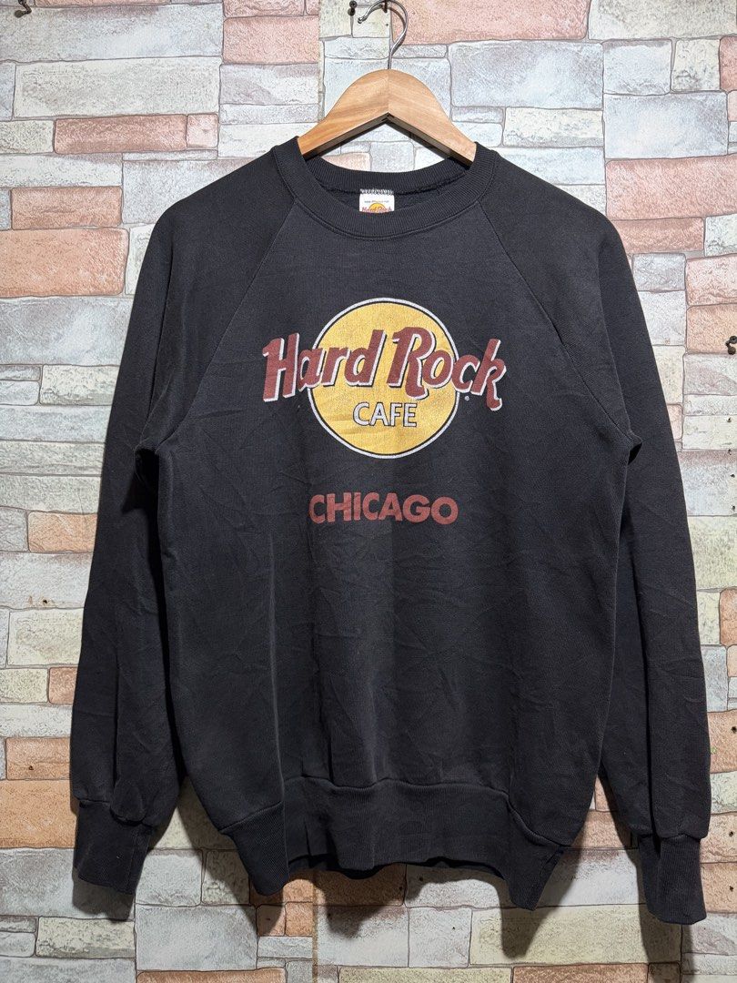 90’s sweater hard rock cafe (Category: Coats, Jackets and Outerwear) located in Quezon City. Submitted by ree3_dr0pp2k25 (Listing ID 1467923767, Image 1). Description: 19x26 Hairlines Good fade.