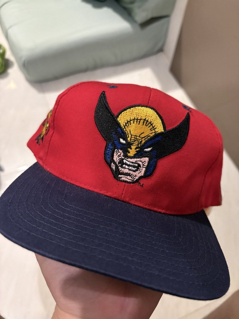 90s Vintage Marvel Wolverine American Needle Blockhead (Category: Caps & Hats) located in Manila. Submitted by curatedgoodz_ (Listing ID 1467918682, Image 1). Description: 90s Vintage Marvel Wolverine American Needle Blockhead Rare brown variant side patch.