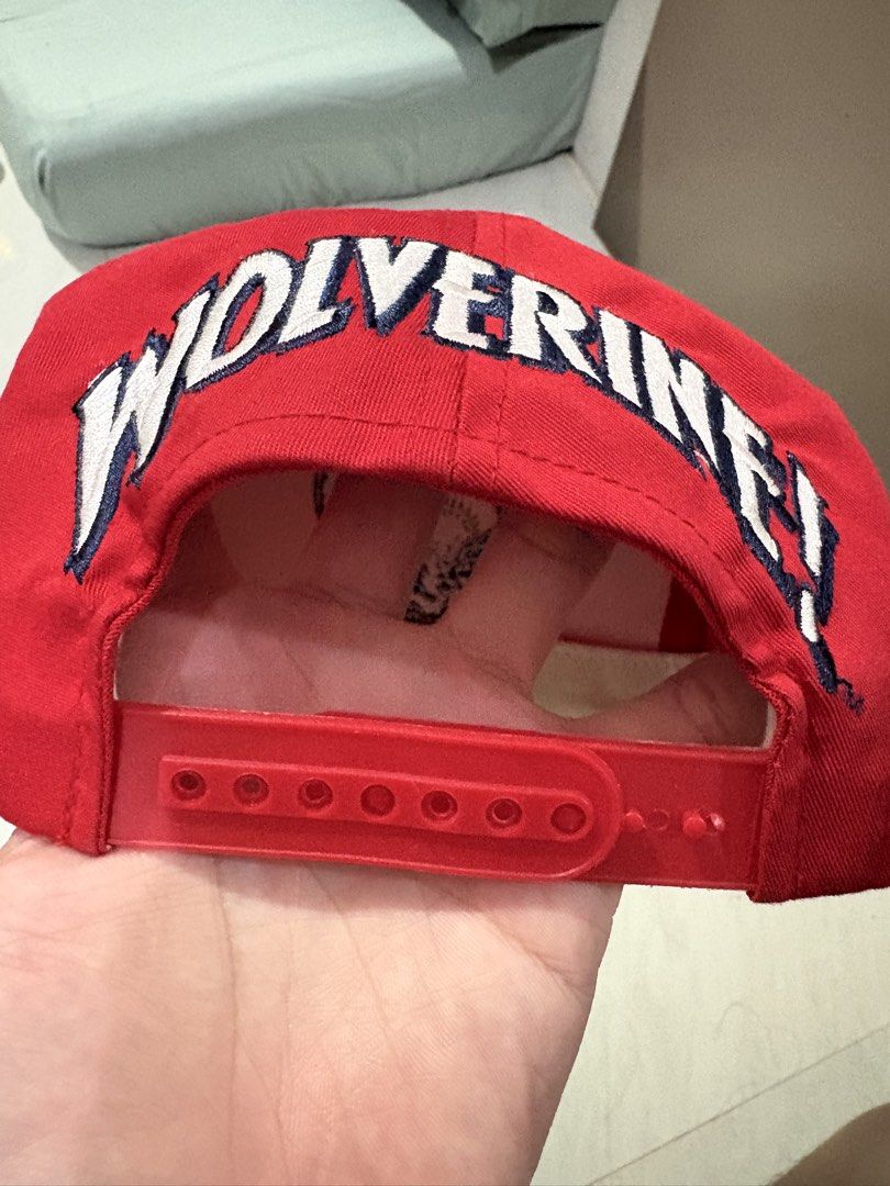 90s Vintage Marvel Wolverine American Needle Blockhead (Category: Caps & Hats) located in Manila. Submitted by curatedgoodz_ (Listing ID 1467918682, Image 2). Description: 90s Vintage Marvel Wolverine American Needle Blockhead Rare brown variant side patch.