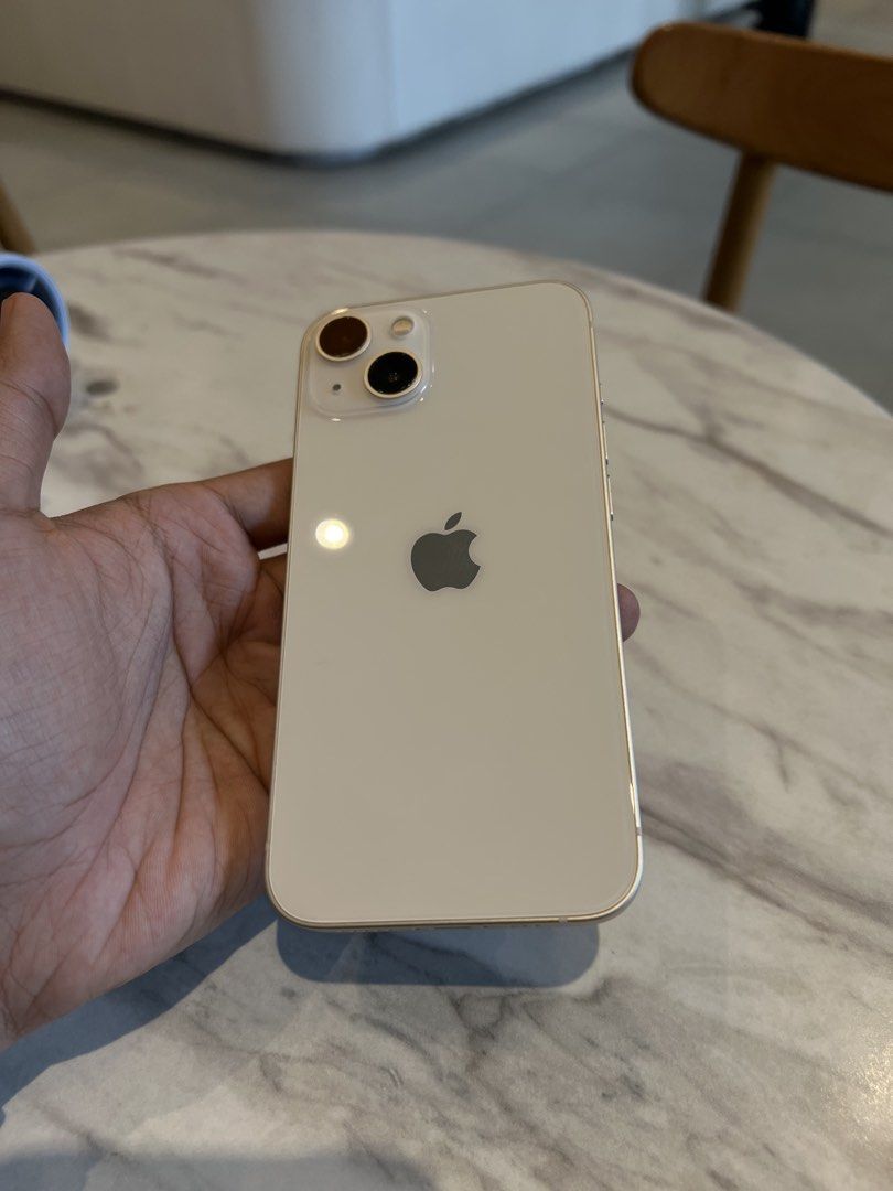 iPhone 13 128gb (Category: iPhone 13 Series) located in Manila. Submitted by yoshanne (Listing ID 1467994225, Image 2). Description: iPhone 13 Starlight - 128gb - 95% battery health - No history of repair - Purchased from Power Mac Center - Under warranty until November 2026 - All working - Negotiable !! - Inclusions: Unit, box, and cable 📍Cabuyao, Laguna PM me for offers and details 💛.