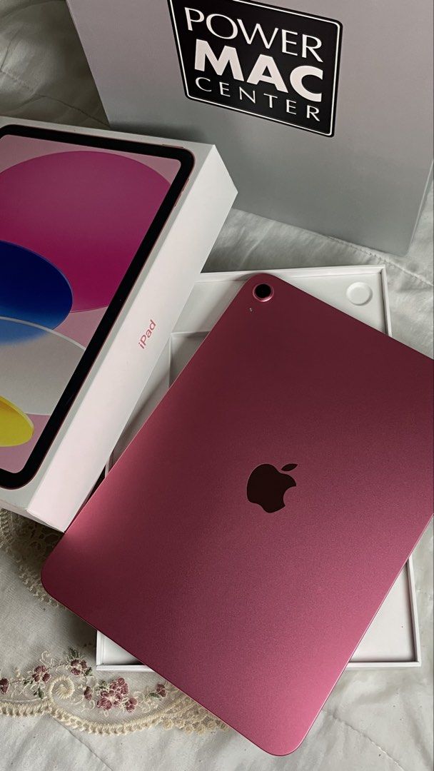 A16 Ipad pink 256 gb (Category: iPad) located in Abucay. Submitted by declutterwyana (Listing ID 1468058497, Image 1). Description: - Model: Apple iPad - Storage: 256GB - Color: Pink - Condition: Like new / Excellent (Layer 4) - Authenticity: Purchased from Power Mac Center (original box included) - Inclusions: iPad with original box and free pink protective cases - Ideal for: Productivity, entertainment, online class, or casual browsing.