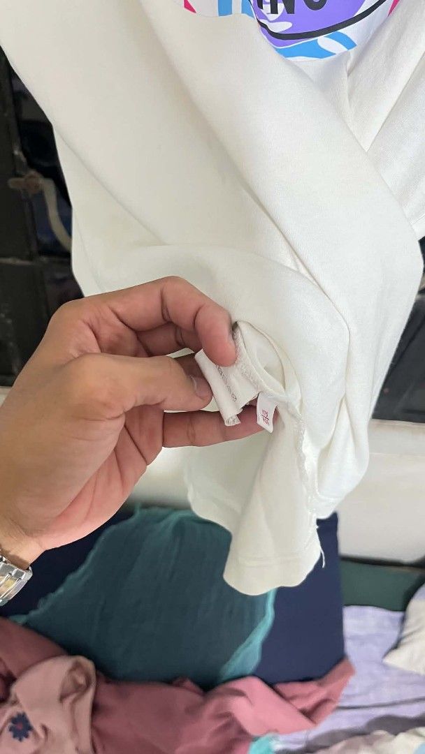 AAPE By A Bathing Ape T-Shirt White (Category: Tshirts & Polo Shirts ) located in Polangui. Submitted by thriftniken (Listing ID 1467886531, Image 2). Description: - Brand: AAPE By A Bathing Ape - Item: White graphic tee with 'AAPE NOW!' circle logo - Size: M - Details: Classic crewneck, short sleeves, signature sleeve hem tag, and branded neck tape - Condition: Clean white fabric, well-maintained - Style: Streetwear / Casual.
