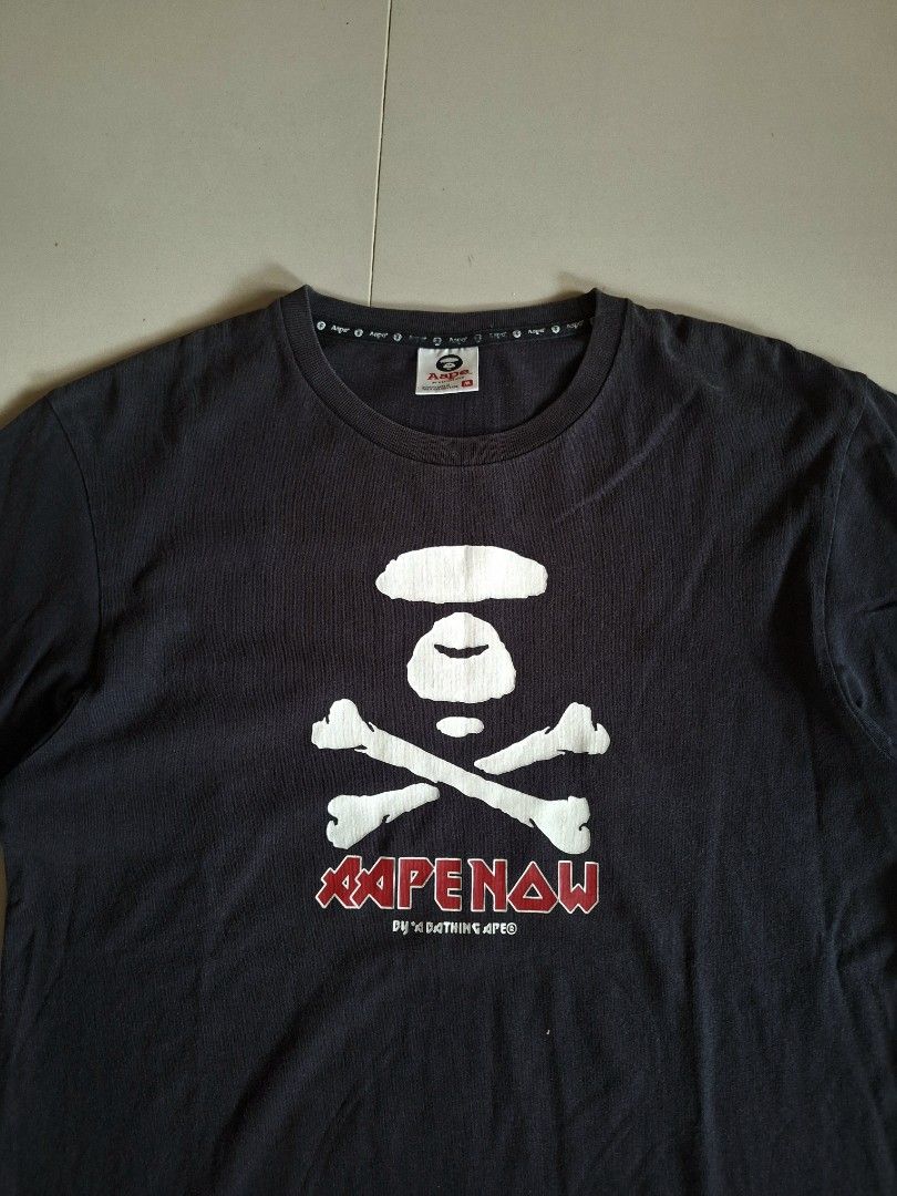 AAPE by bathing ape (Category: Tshirts & Polo Shirts ) located in Cebu City. Submitted by authentica.28 (Listing ID 1467985517, Image 2). Description: AAPE by bathing ape AUTHENTIC Details: 📋 widtg-20📐 length-📐27 condition rate 9.5/10✔️ color rate 9.5/10✔️ issue:🙅 Price: Mine: ₱500🏷️(Automatically yours + shipping fee outside Toledo and Pinamungajan) NOTE:❗️ •No free shipping outside toledo and pinamungajan •No COD •Payment first •MOP Gcash 