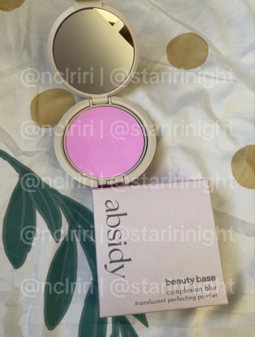 Absidy Complexion Blur Translucent Powder UBE (Category: Makeup) located in Manila. Submitted by stargirlriri (Listing ID 1467890352, Image 1). Description: brand new !!! below srp loc: sjdm, bul mop: gcash, ub mod: lalamove, jnt.