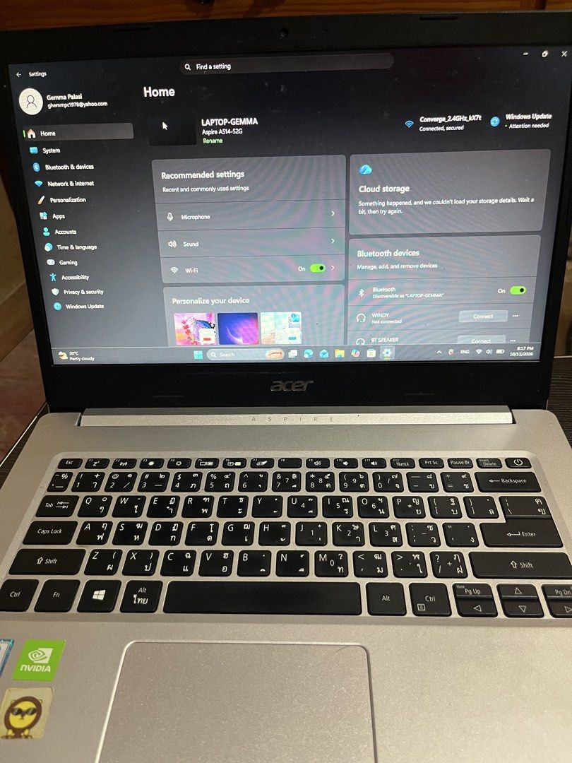 Acer aspire (Category: Laptops & Notebooks) located in La Trinidad. Submitted by louienejyle (Listing ID 1467958802, Image 1). Description: .