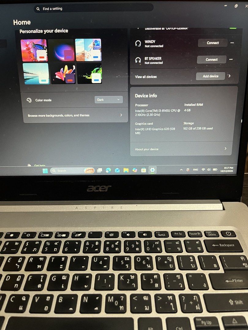 Acer aspire (Category: Laptops & Notebooks) located in La Trinidad. Submitted by louienejyle (Listing ID 1467958802, Image 2). Description: .