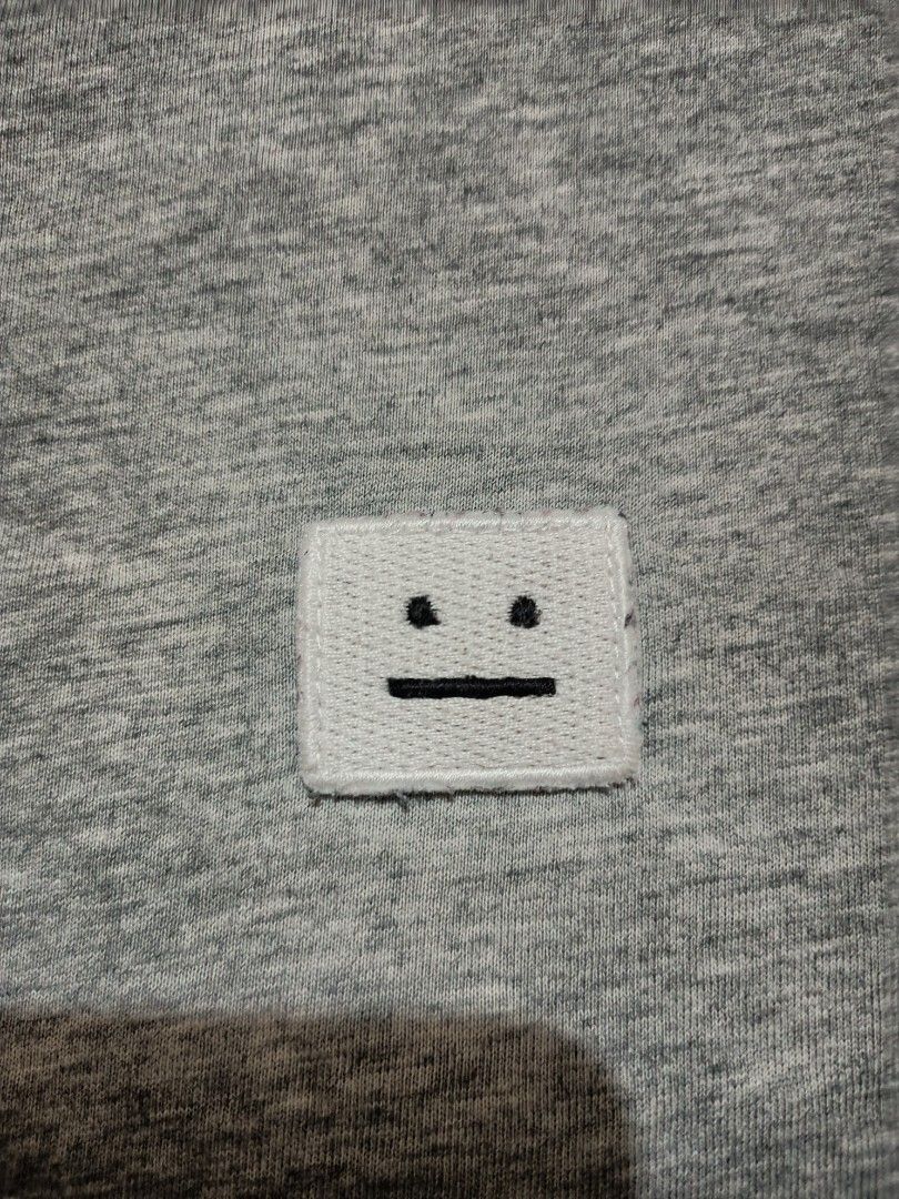 Acne Studios 2010s Face Patch Tee (Category: Tshirts & Polo Shirts ) located in Lapu Lapu. Submitted by rebuild.arkives (Listing ID 1467934491, Image 3). Description: Acne Studios 2010s Face Patch Tee ‎ ‎📏 Size Guide (Inches): ‎Length: 28.5 ‎Width: 20.5 ‎Color: 10/10 ‎Condition: 10/10 ‎Issue: None ‎ ‎📝 Heads up: ‎• This is a thrift item so please manage your expectations. ‎• Color may slightly differ due to lighting. ‎• Washed and ready to wear